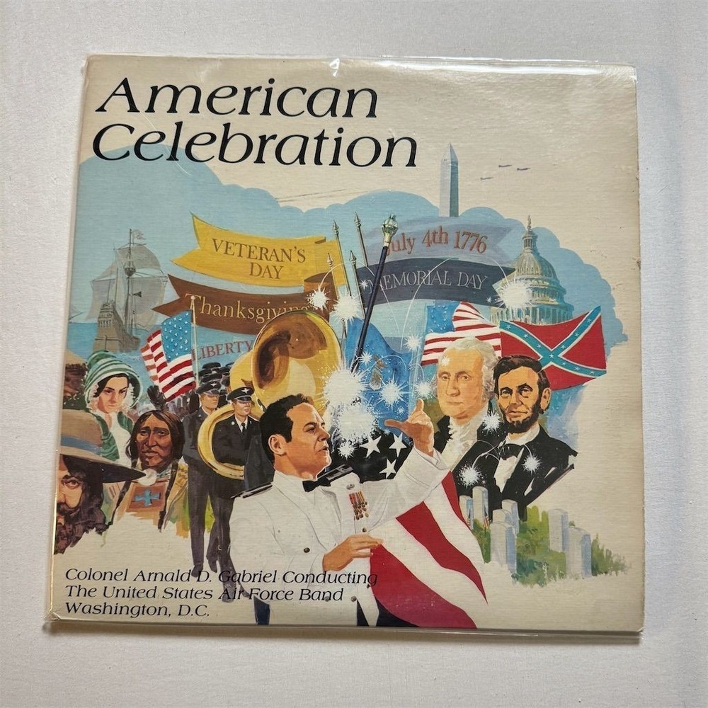 American Celebration 2 LP Set by USAF Band & Colonel Arnald Gabriel rare htf EUC
